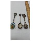 Silver Plate  Souvenir Spoons , Madeira,