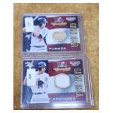 Panini game Over George Springer & Trea Turner