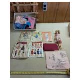 Uneeda doll, Barbie wardrobe kits and zippers