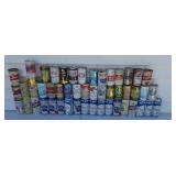Old beer can collection