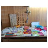 Several gift bags, wrapping paper and tissue