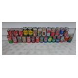 Old soda can collection