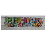 Collectors old soda cans
