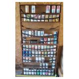 31 wide by 60 tall and 3 deep wood can holder