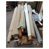 Rolls of fabric