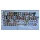 Old beer can collection from the 