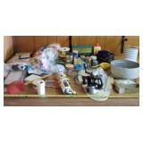 Sunbeam iron, Defiance button machine, buttons