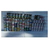 Old beer can collection