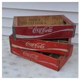 3 Coca-Cola Crates