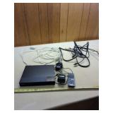 Sony dvd player with remote, hdmi cord and