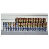 George Washington and other older empty beer cans