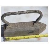 American F&M company large sad iron.