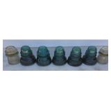 Old glass insulators
