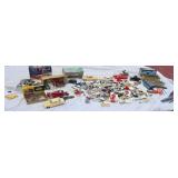 Large collection of model cars and pieces
