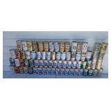 Old beer can collection