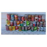 Old soda cans from the 