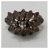 Sterling Ring Missing One Stone 3.27g Size 5.5