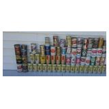Old beer can collection