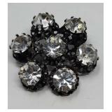 Crystal Brooch Made In Austria