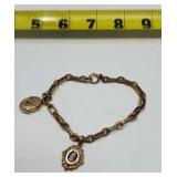 Antique Charm Bracelet 1/20 12K GF