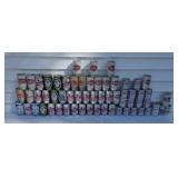 Old beer can collection