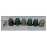 Old glass insulators