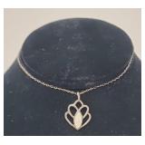 . 925 Sterling & Pendant Necklace 24.7g