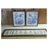 36 x 9.5 Framed A Century of Delineator Girls