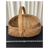 1980ï¿½s Oak Split Buttocks Basket