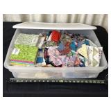 Tote of fabric