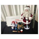 Danbury Mint Porcelain Santaï¿½s special delivery