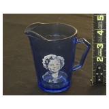 Shirley Temple Cobalt blue Creamer