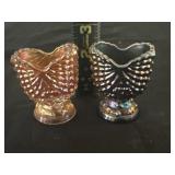 Carnival Glass Tooth Pick Holders