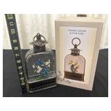 Cracker Barrel Peacock Lantern Glitter Globe