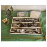 Silverware, bread ties and coffee filters