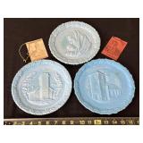 Fenton Milk Glass Collector plates