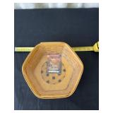 1998 Longaberger basket with plastic liner