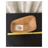 1993 Longaberger basket with plastic liner