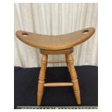 Solid Oak Amish Made Swivel Stool
