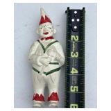 Cast Iron Clown Coin Bank