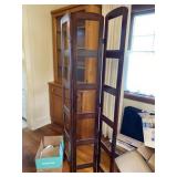 Wooden picture frame with box full of glass for