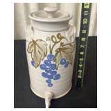 Stoneware Crock Beverage Dispenser