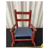 1950ï¿½s rocking chair with vinyl seat