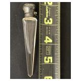 Antique Sterling Silver & Crystal Perfume bottle