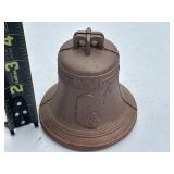 Cast Iron Bell Coin Bank