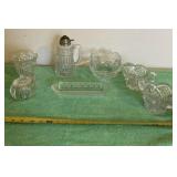 Vintage Imperial  pressed sugar dish, glass