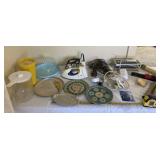 Irons, extension cords, ice trays, flashlight,