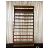 23 w x 46 t wood shelf with several shelves
