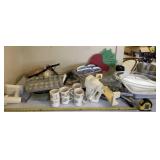 Oster blender, coffee mugs, cake pans and kitchen