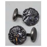 Sterling Cuff Links 7.42g